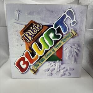 BIBLE BLURT! THE BIBLE GAME OF WORD RACING! Pre Owned. Complete. Fun Game.